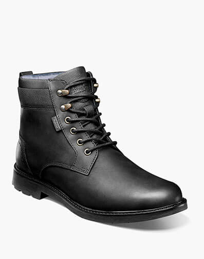 1912 Plain Toe Boot in Black Waxy for $150.00
