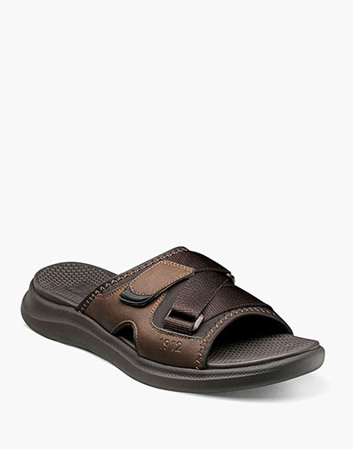 Rio Vista Slide Sandal in Brown for $110.00