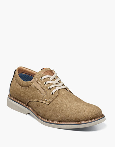 Otto Canvas Plain Toe Oxford in Khaki for $110.00