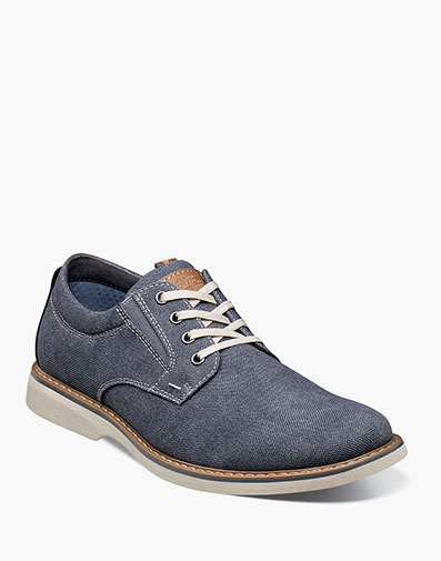 Otto Canvas Plain Toe Oxford in Blue Denim for $110.00