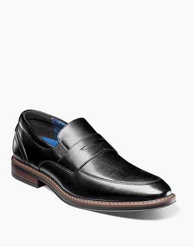 Centro Flex Moc Toe Penny Loafer in Black for $140.00