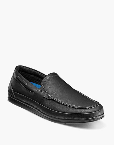 Santo Moc Toe Venetian Slip On in Black for $100.00