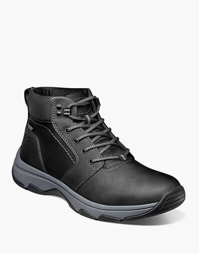 Excavate Plain Toe Boot in Black for $125.00