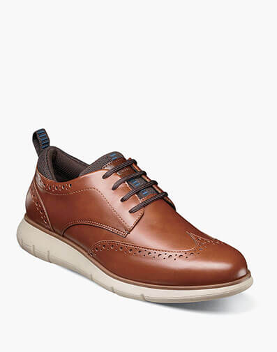 Stance Wingtip Oxford in Cognac Multi for $135.00
