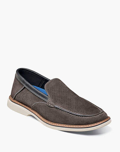 Otto EZ Moc Toe Slip On in Gunmetal for $115.00