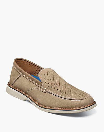 Otto EZ Moc Toe Slip On in Stone for $115.00