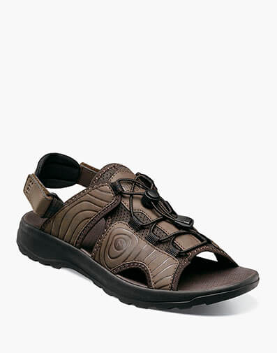 Huck Bungee Slide Sandal in Brown for $110.00