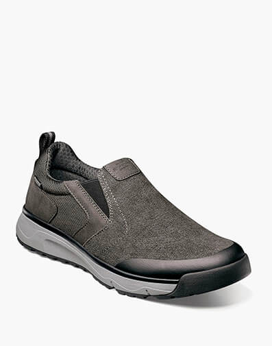 Sedona Canvas Moc Toe Slip On in Gunmetal for $115.00