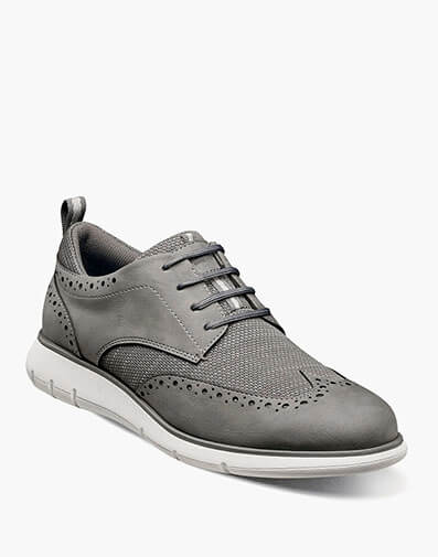 Stance Knit Wingtip Oxford in Gray Multi for $89.95