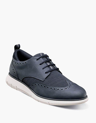 Stance Knit Wingtip Oxford in Navy Multi for $135.00