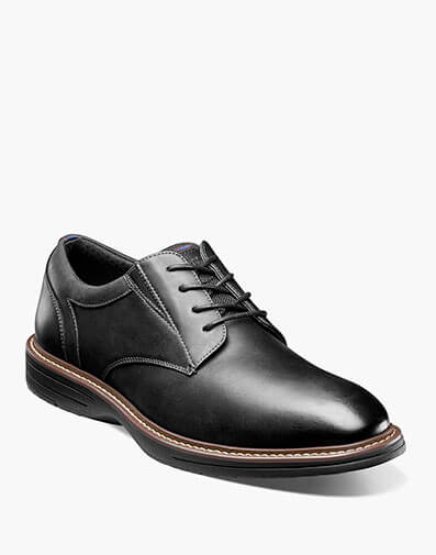Griff Plain Toe Oxford Black
