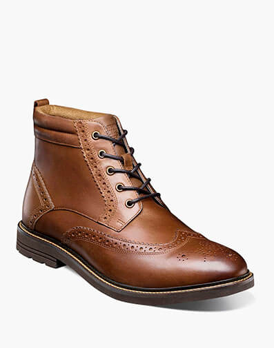 Odell II Wingtip Boot in Tan Nubuck for $170.00
