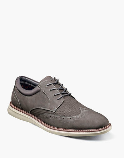 Chase Wingtip Oxford in Gray Multi for $120.00