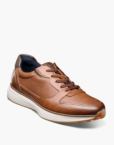 KORE Swift Moc Toe Sneaker in Cognac Multi for $120.00