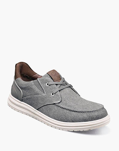 Brew City EZ Hands Free Canvas Lace Moc Toe Slip On in Gray Multi for $100.00