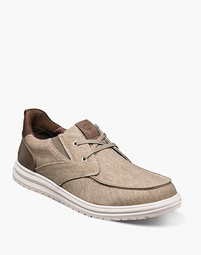 Brew City EZ Hands Free Canvas Lace Moc Toe Slip On in Stone Multi for $100.00