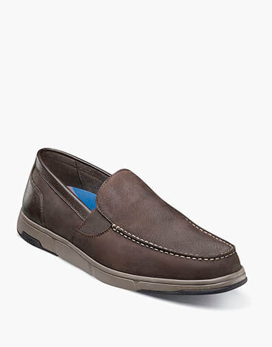 Luca Moc Toe Venetian Slip On in Brown for $140.00