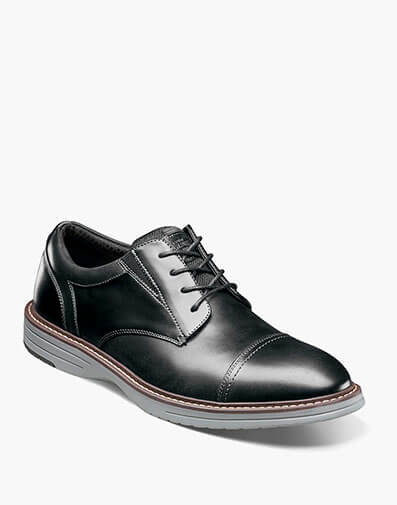 Griff Cap Toe Oxford in Black Multi for $140.00