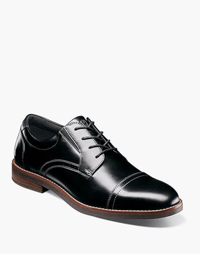 Fitz Flex Cap Toe Oxford in Black for $140.00